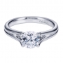 Style ER7516W4JJJ
14K White Gold Contemporary Solitaire Engagement Ring